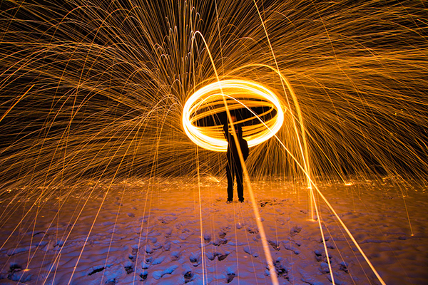 Long exposure photograph by Jeroen Van Goey