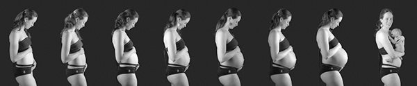 Pregnancy photograph by Jeroen Van Goey